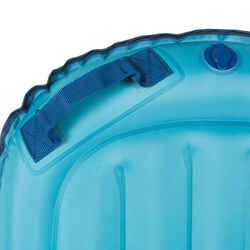 BEGINNER INFLATABLE BODYBOARD - COMPACT BLUE (25-90 KG)