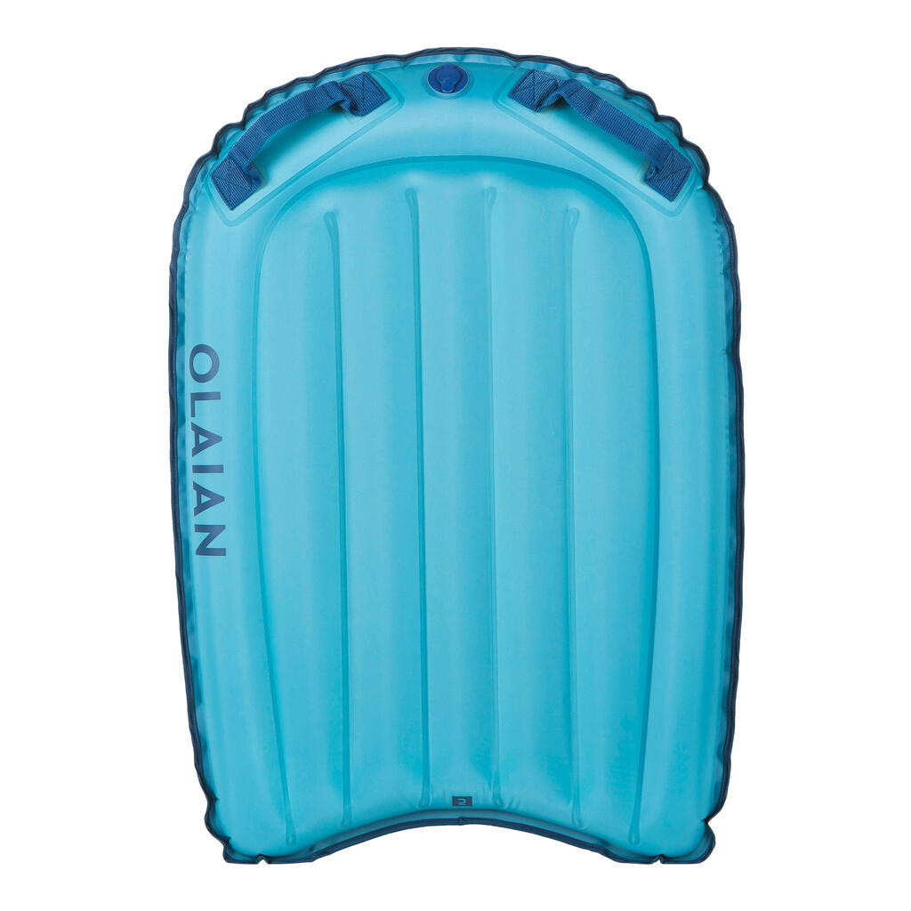 Bodyboard Compact nafukovací pre začiatočníkov 25 – 90 kg modro-ružový