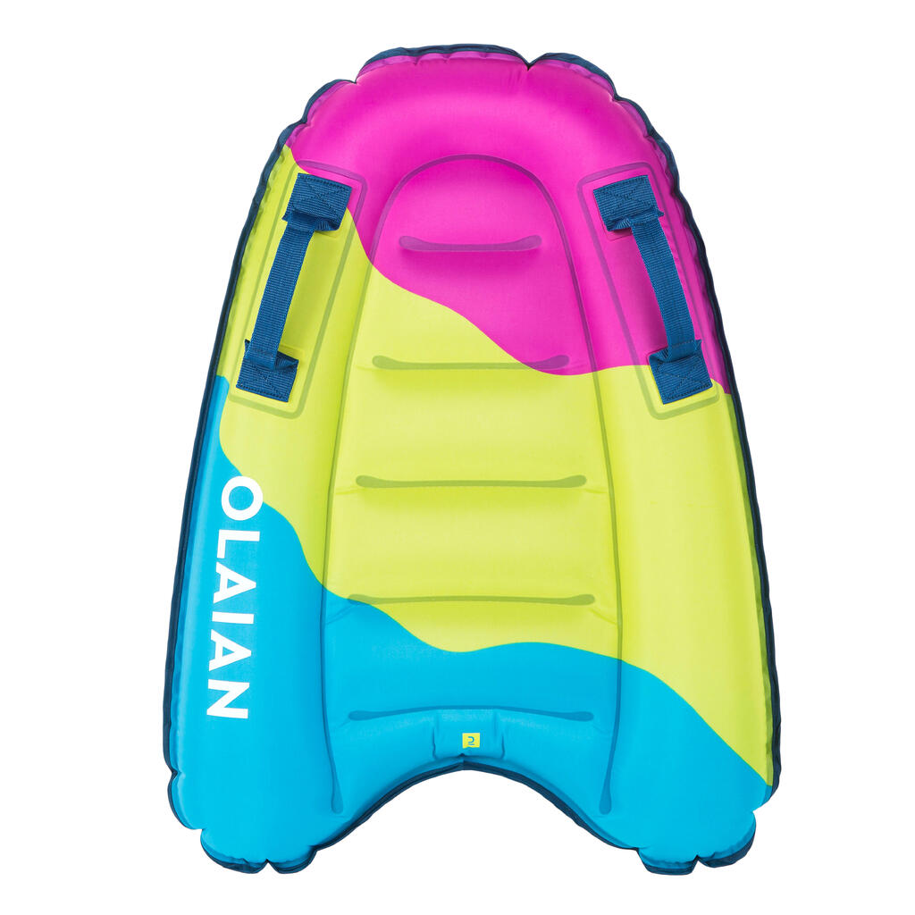 Kids' Discovery Inflatable Bodyboard - Yellow 4-8 years (15-25 kg)