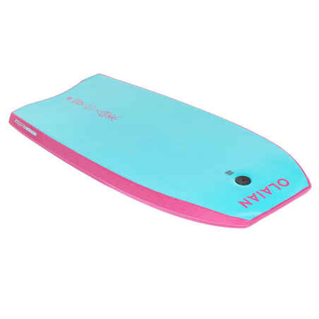 Bodyboard 100 pink blue with wrist leash