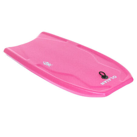 Bodyboard 100 rose bleu avec leash poignet