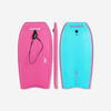 Bodyboard 100 roze blauw met pols leash