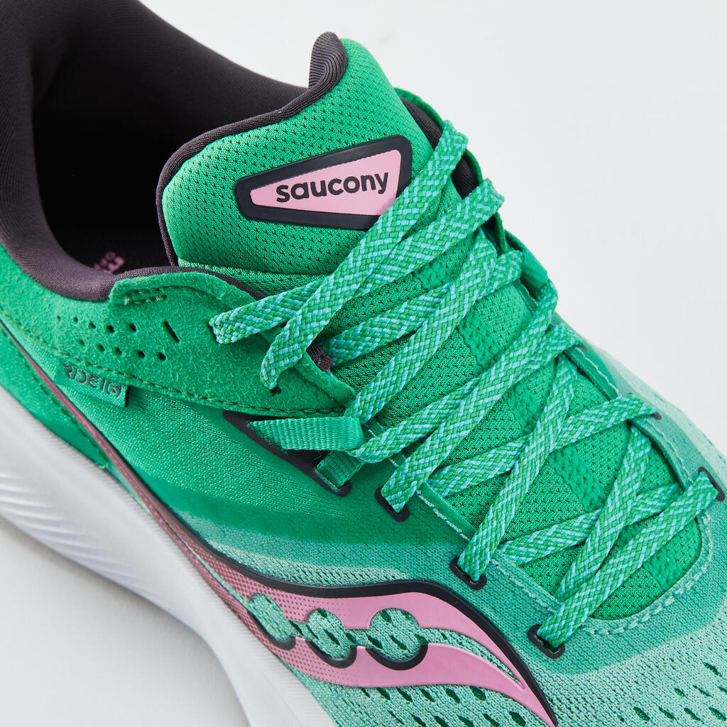 Moteriški bėgimo bateliai „Saucony Ride 16“, žalia