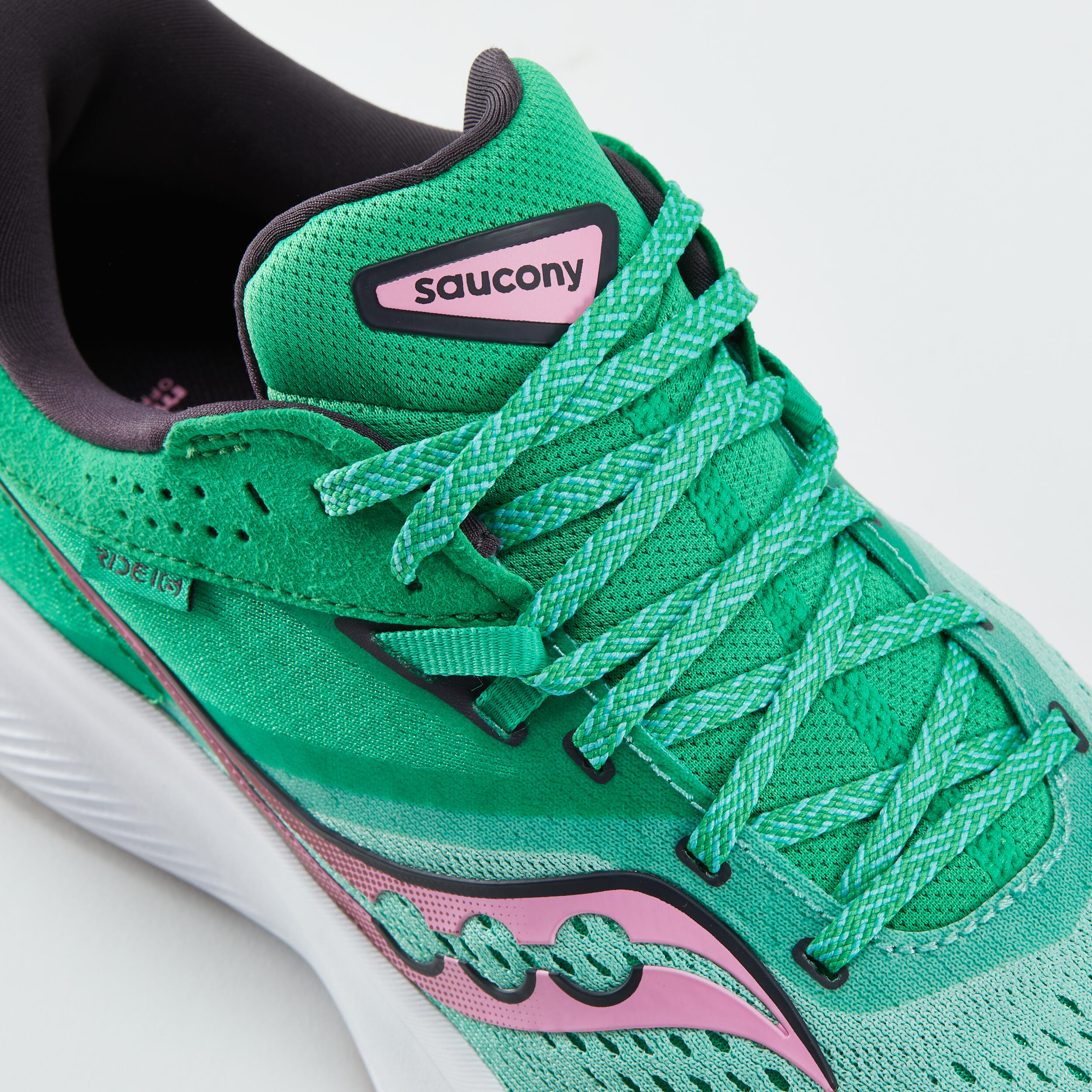 Chaussures running Femme Saucony Ride 16 verte SAUCONY Decathlon