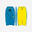 Bodyboard 100 Junior bleu jaune avec leash poignet