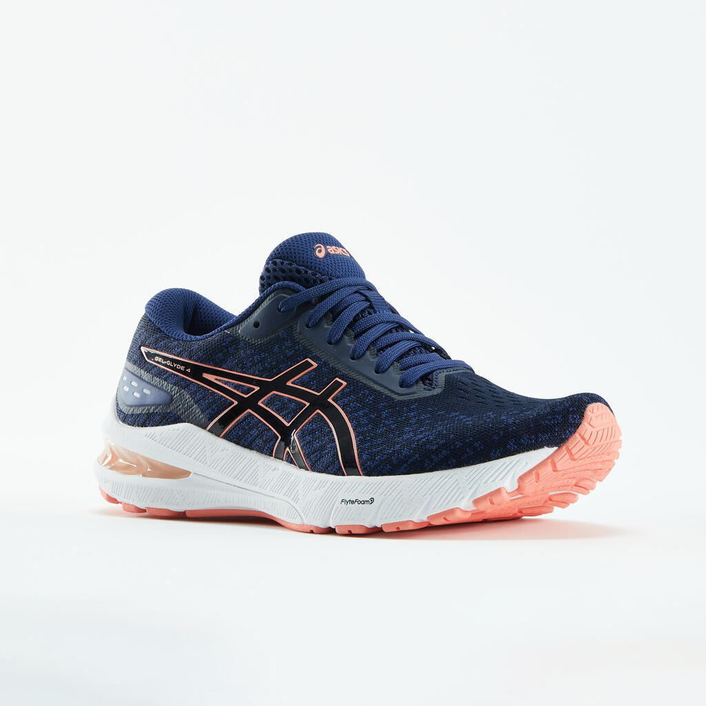 Črni in rožnati ženski tekaški copati ASICS GEL GLYDE 4 