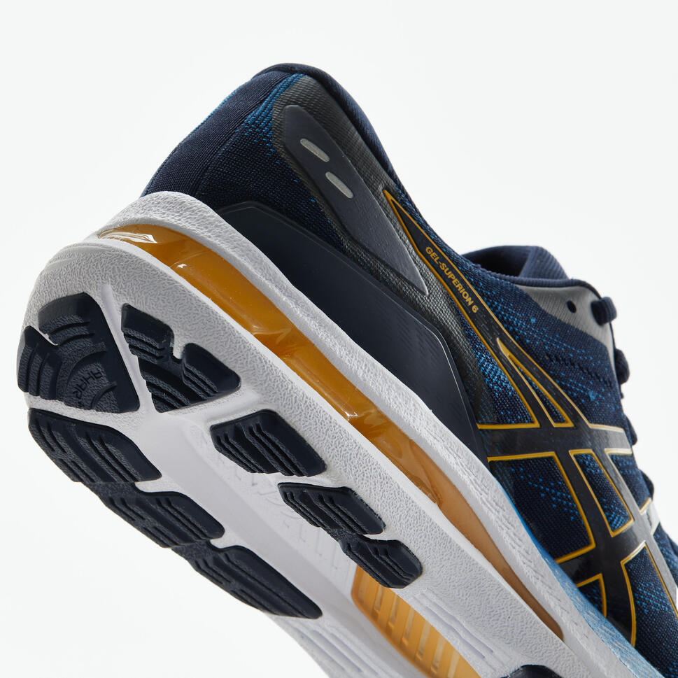 GEL SUPERION 6 Men's Running Shoes BLUE ASICS Decathlon