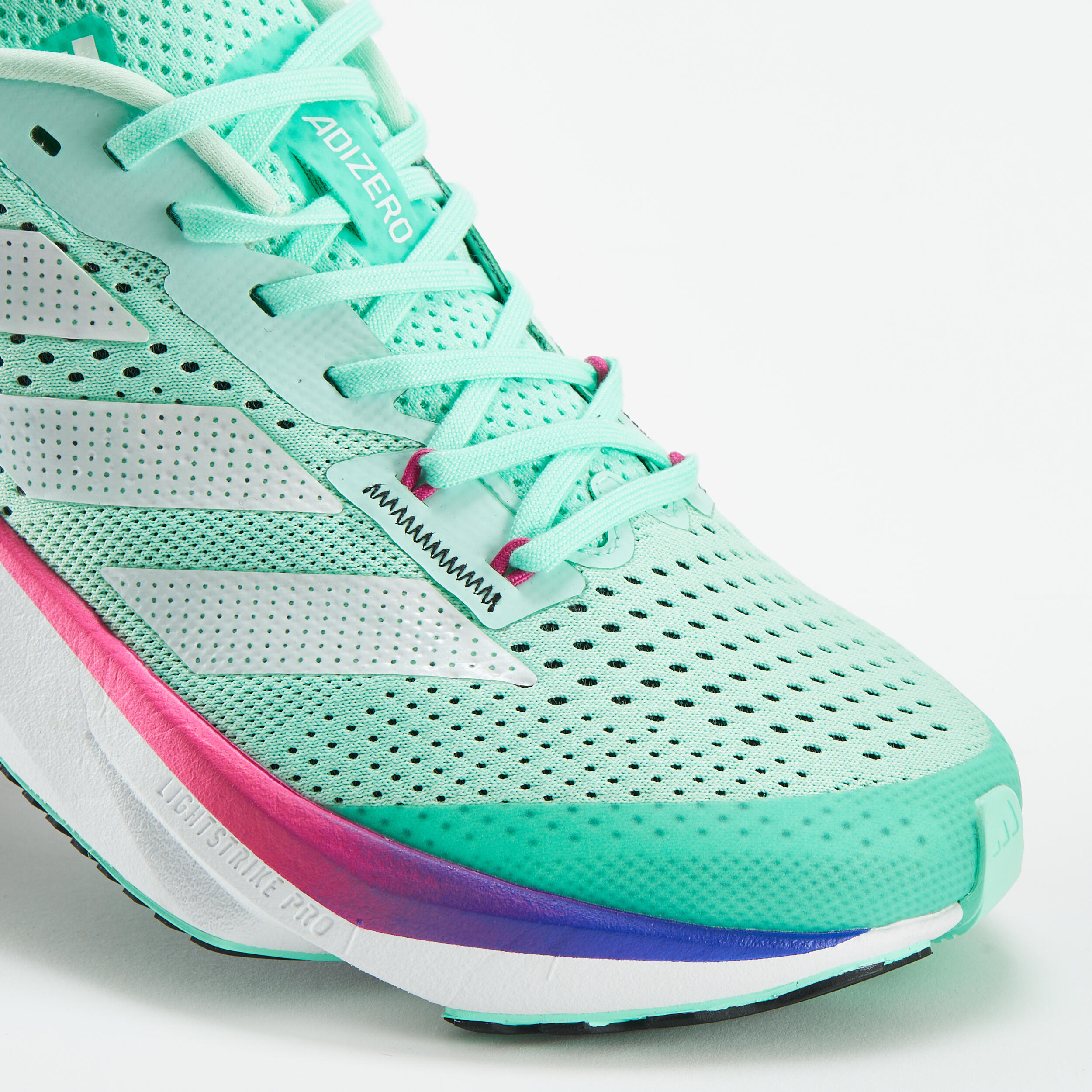 ADIZERO SL WOMEN'S RUNNING SHOE - GREEN 5/8