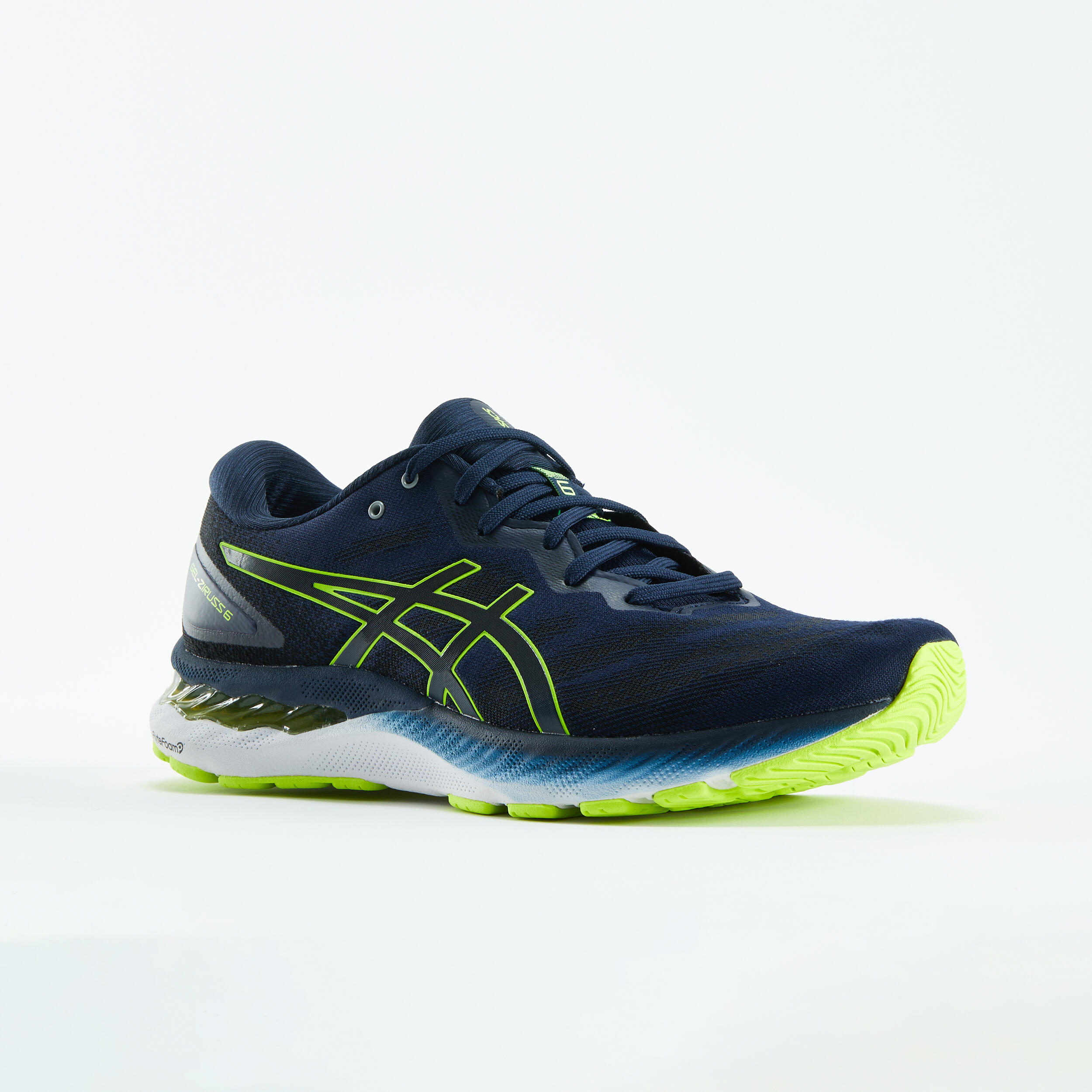 ASICS GEL ZIRUSS 6 MEN'S RUNNING SHOES - BLUE/YELLOW 2/7