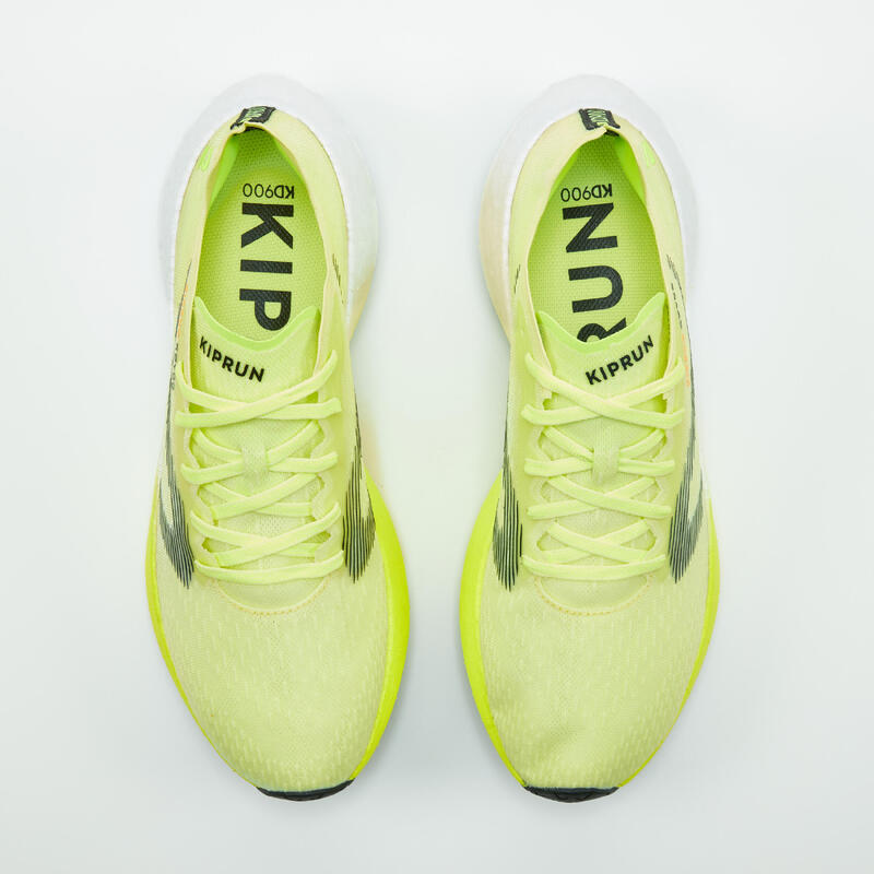 Zapatillas running Hombre Kiprun KD900 amarillo