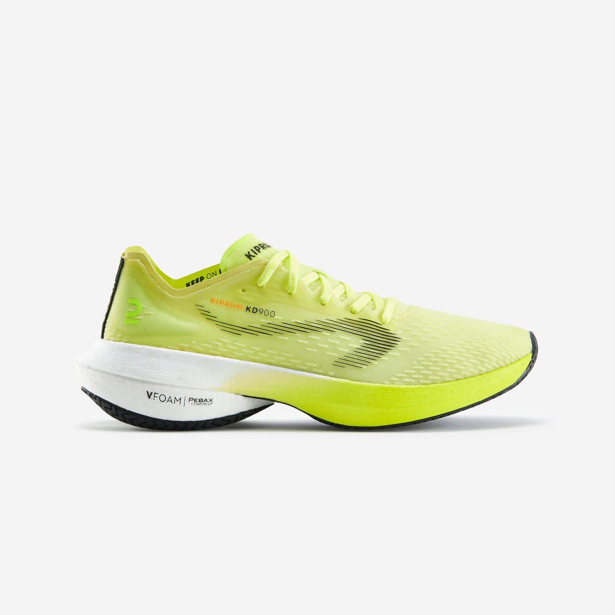 Chaussures running Homme - KIPRUN KD900 jaune