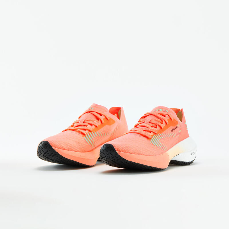Zapatillas running Mujer - KIPRUN KD900 rojo coral 