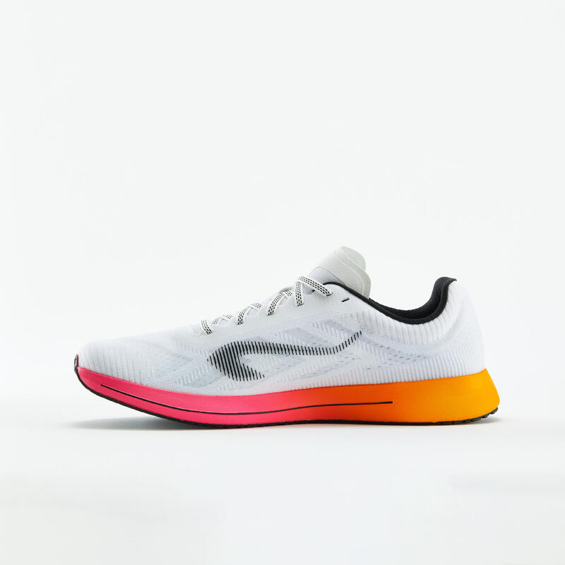 Calçado de Corrida Homem KD800 Branco/Laranja/Rosa