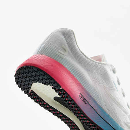 KIPRUN KD800 women's running shoes - white/pink/blue