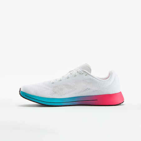 KIPRUN KD800 women's running shoes - white/pink/blue