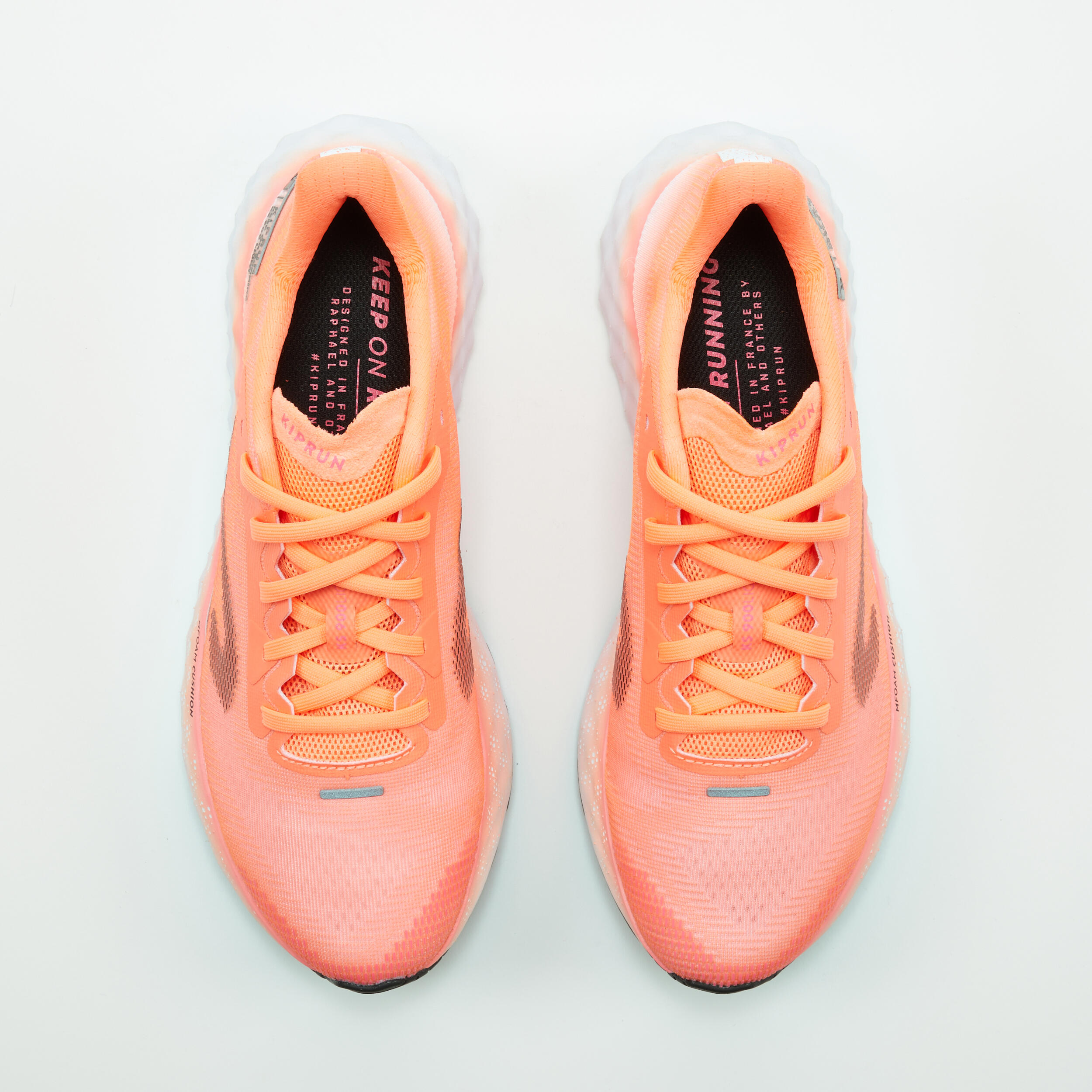 Zapatillas running Mujer - KIPRUN KS900 Light rojo coral 7/8