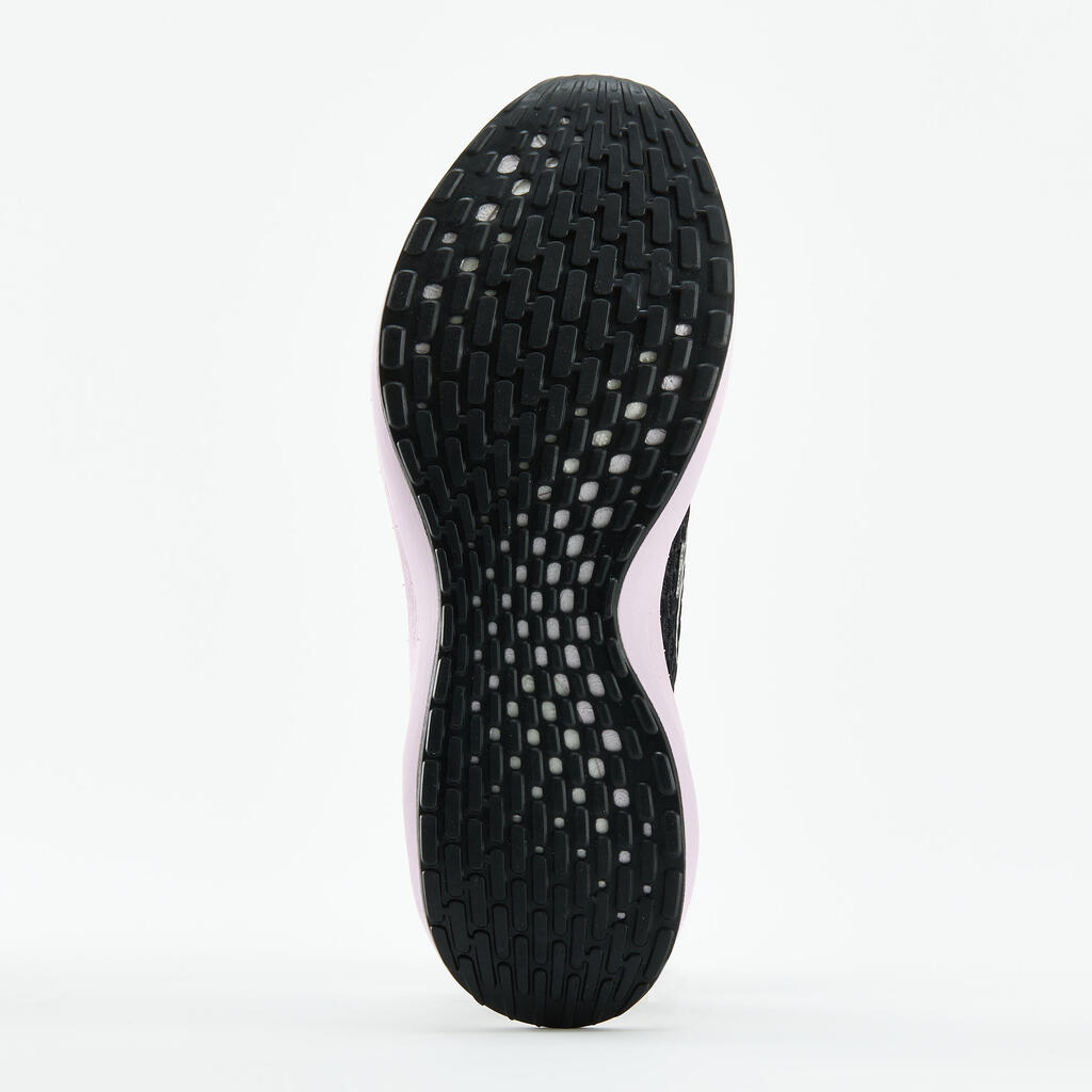 Dámska bežecká obuv Kiprun KD500 2 čierno-svetlofialová