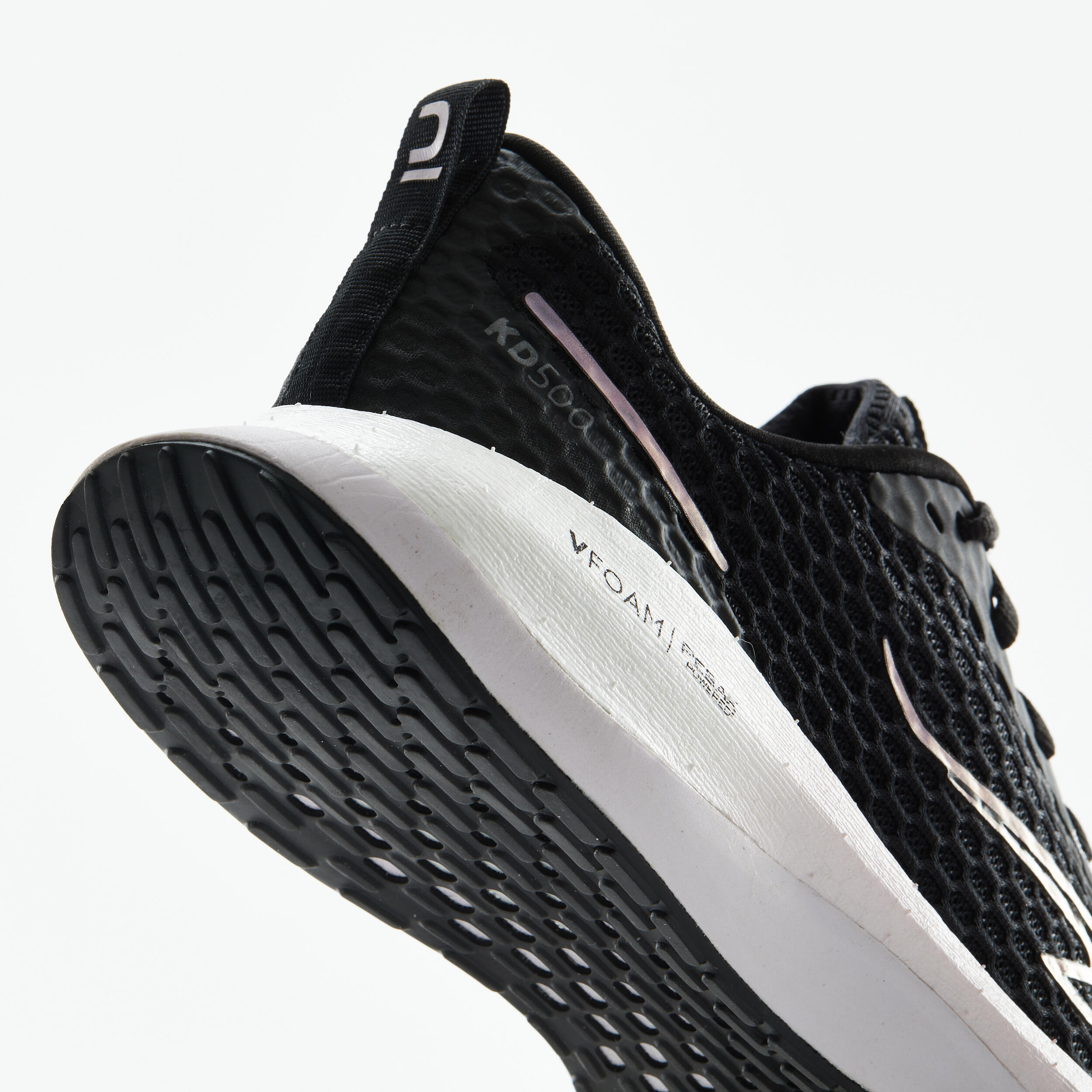 KD500 2 women's running shoes - black/mauve 4/8