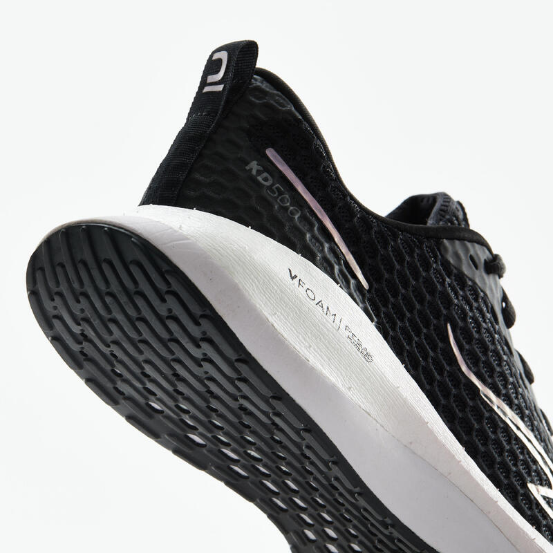 Dámské běžecké boty KIPRUN KD500 2 černo-fialové 