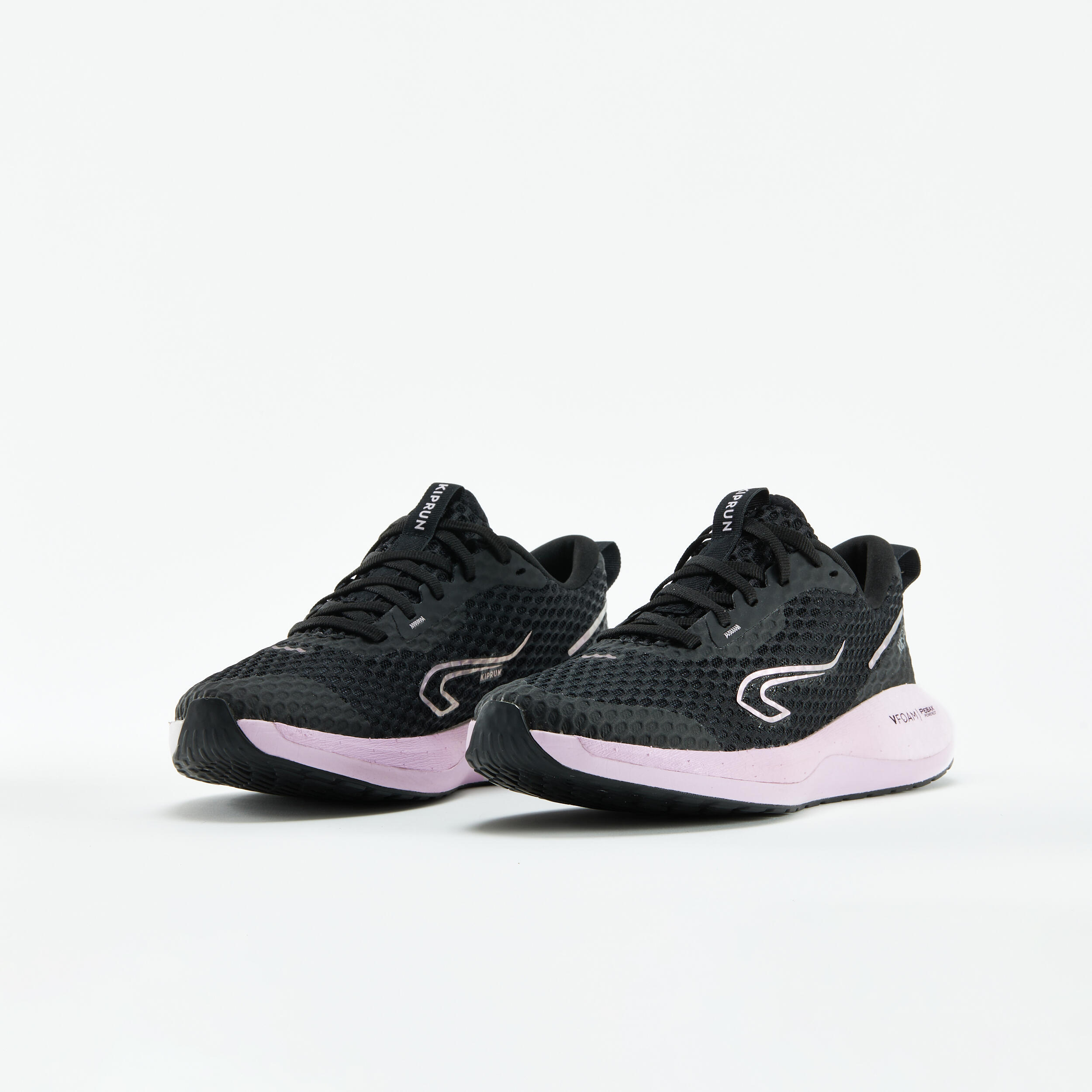 KIPRUN KD500 2 women's running shoes - black/mauve 2/8