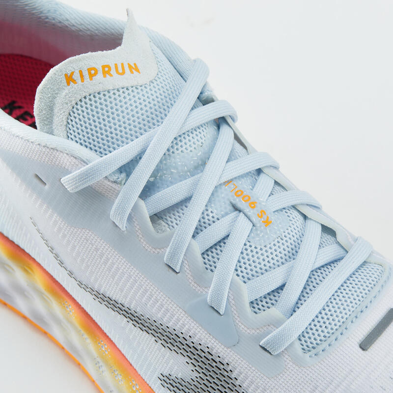 男款跑鞋 KIPRUN KS900－白色／橘色