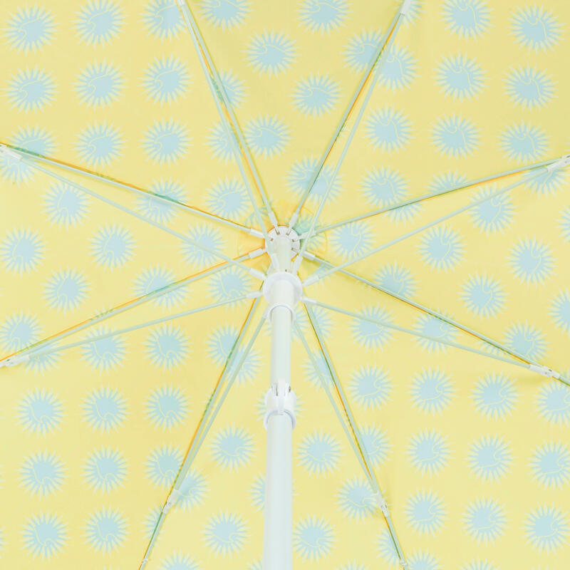 Sonnenschirm UPF 50+ für 2 Personen - Paruv 160 gelb bedruckt