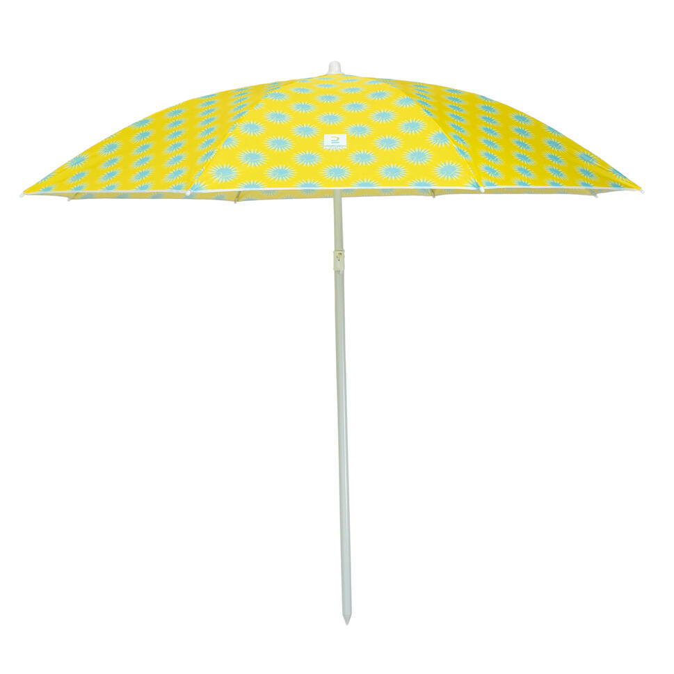 PARASOL DE PLAGE PARUV 160 UPF 50+ 2 PLACES IMPRIMÉ Decathlon