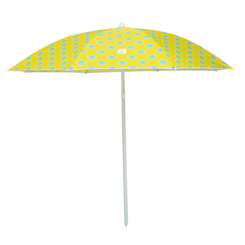 Sonnenschirm UPF 50+ für 2 Personen - Paruv 160 gelb bedruckt