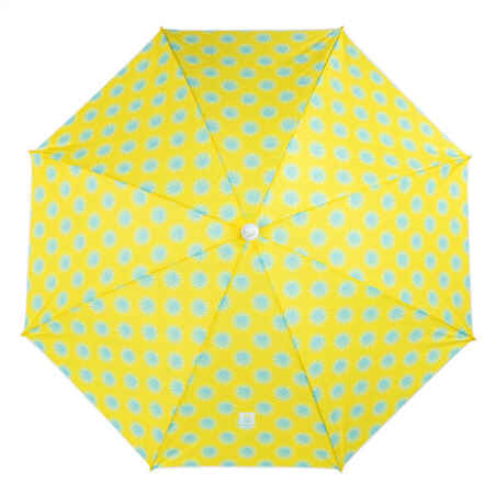 PARUV 160 BEACH PARASOL UPF 50+ 2 PLACES - YELLOW PRINT