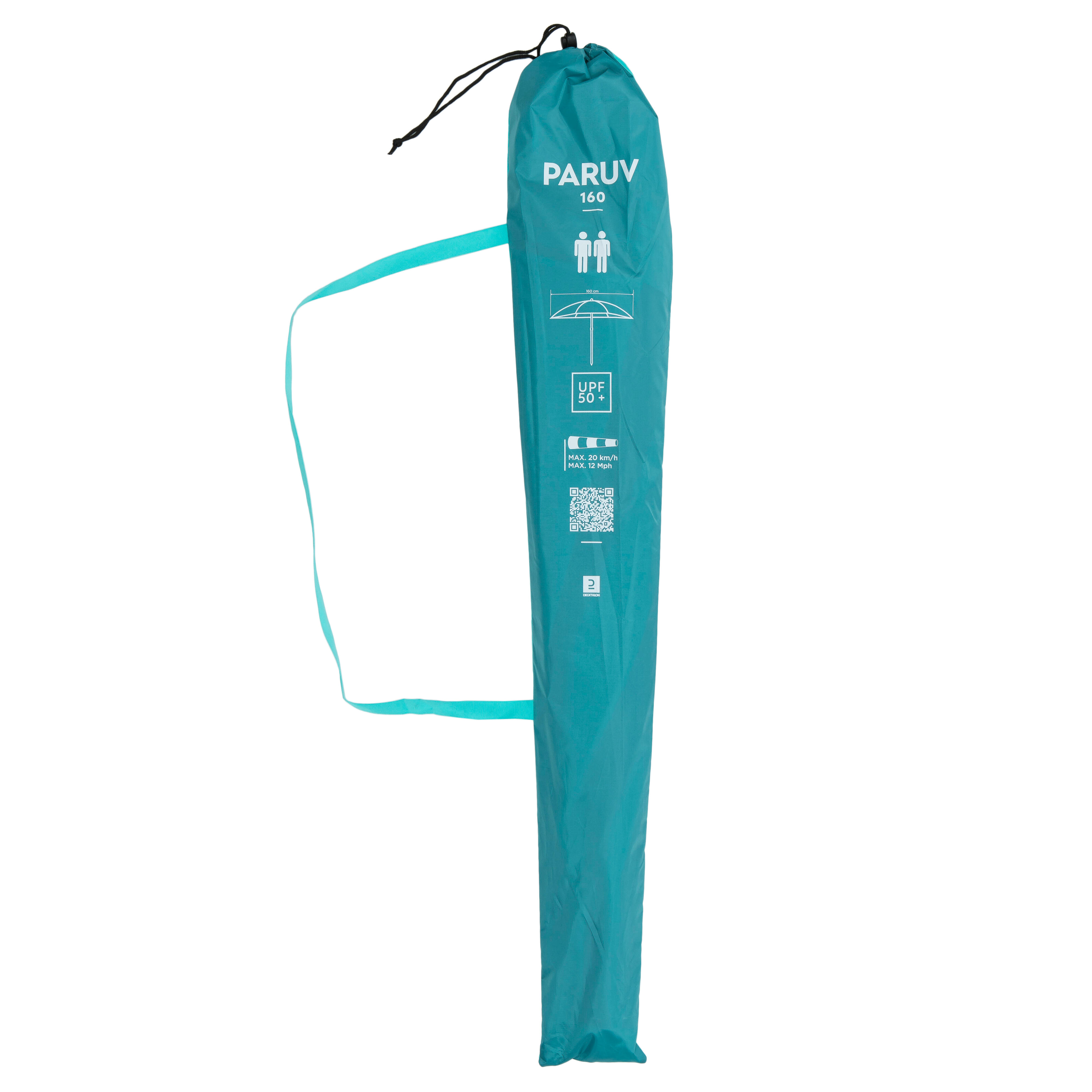 2-Person UPF 50+ Beach Umbrella – Paruv 160 - DECATHLON