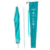 PARUV 160 BEACH PARASOL UPF 50+ 2 PLACES Blue green