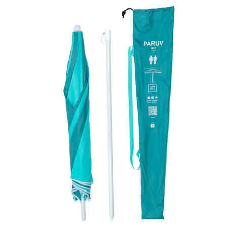 PARUV 160 BEACH PARASOL UPF 50+ 2 PLACES Blue green