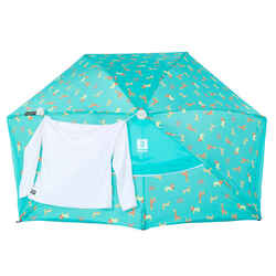 Baby compact sun shelter 1.5 PERSON UPF50+ IWIKO 150 ECO-DESIGNED - print