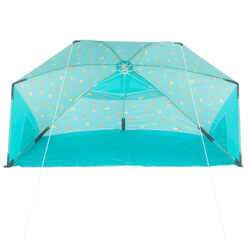 Baby compact sun shelter 1.5 PERSON UPF50+ IWIKO 150 ECO-DESIGNED - print