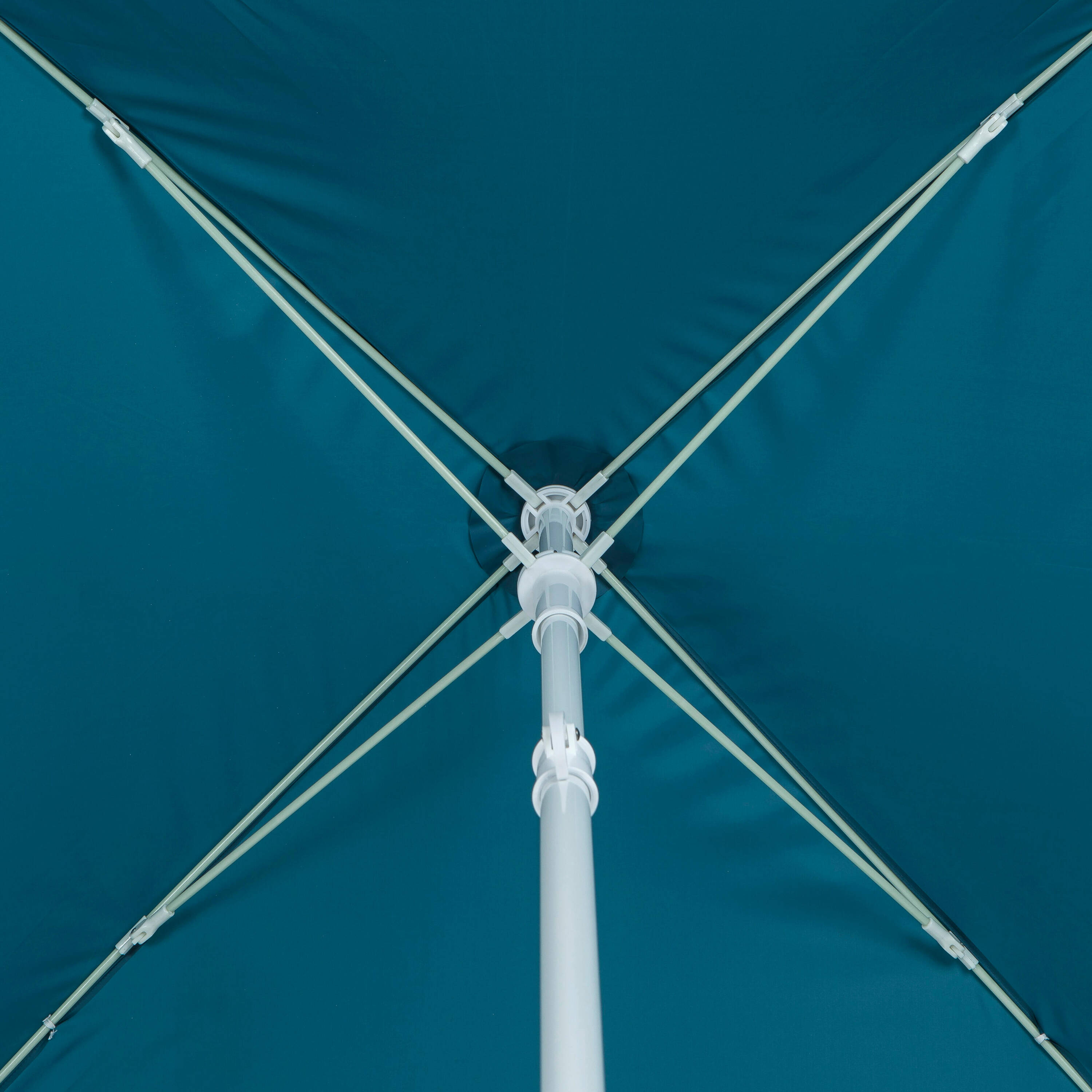 Square Beach Umbrella UPF 50+ 125x125cm Sun Shelter PARUV 125 - Blue -  3