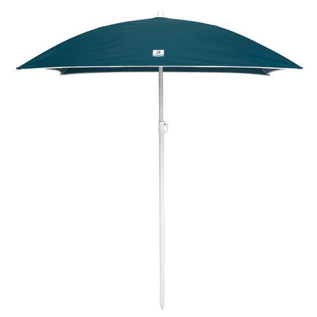 PARASOL DE PLAGE CARRÉ 1 PLACE UPF 50+ - PARUV 125 BLEU