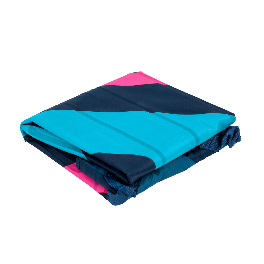 Bodyboard Discovery aufblasbar Einsteiger 25 bis 90 kg - Compact camo blau/rosa