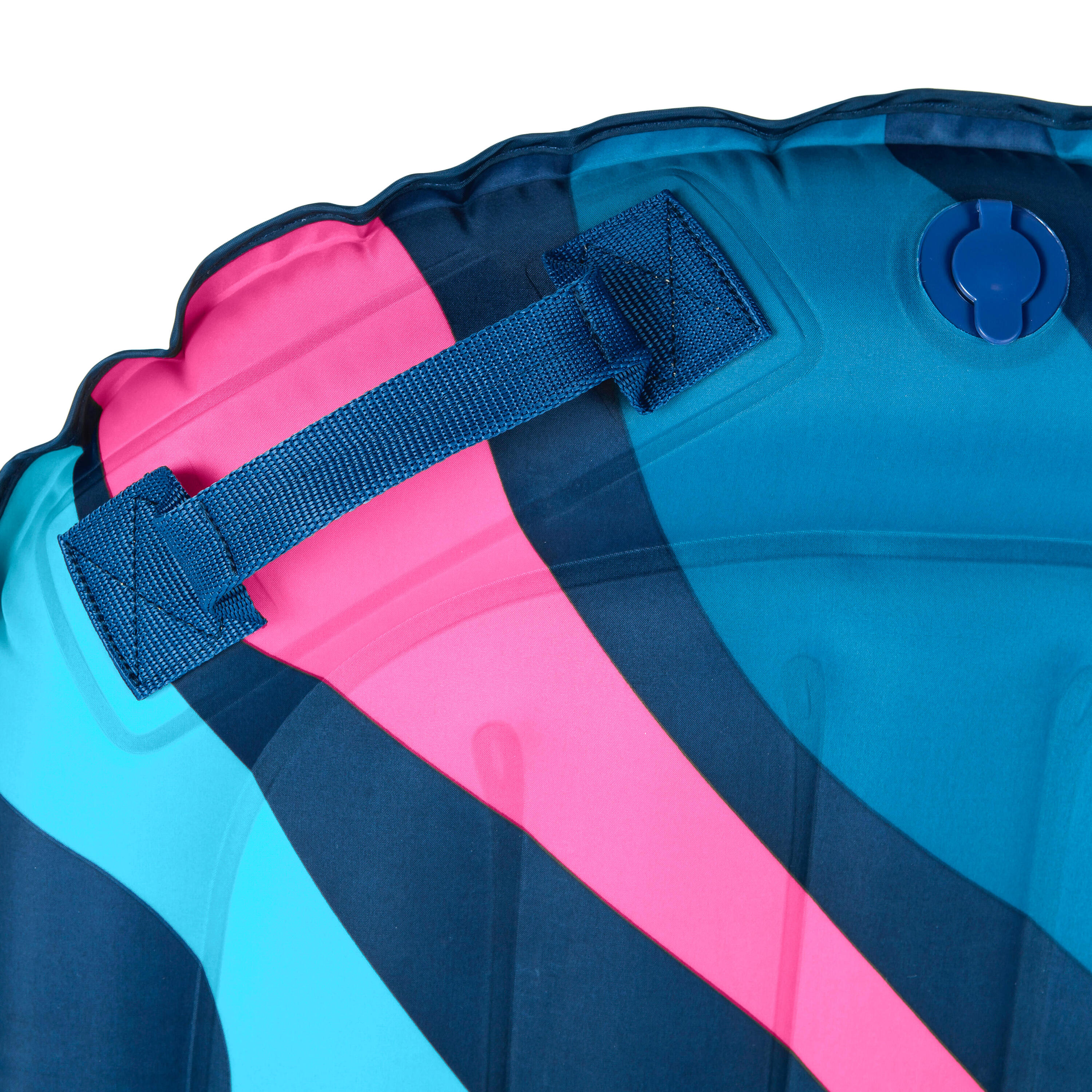 Bodyboard Discovery aufblasbar Einsteiger 25 bis 90 kg - Compact camo blau/rosa 7/8