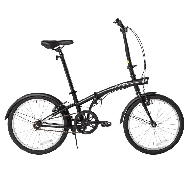 20" Tilt 100 Black Folding Bike