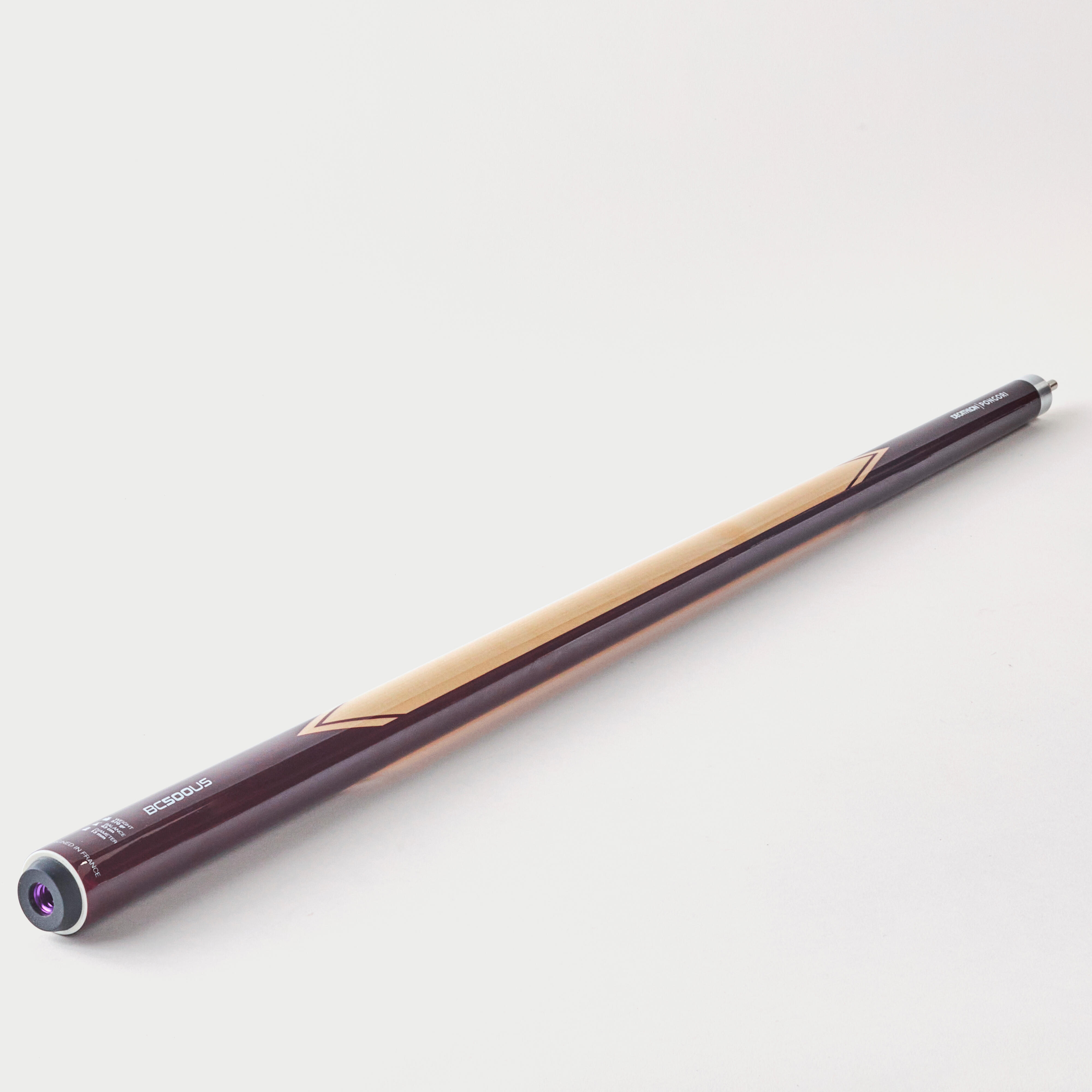 13 mm Two-Piece Half-Jointed Pool Cue - BC 500 - PONGORI