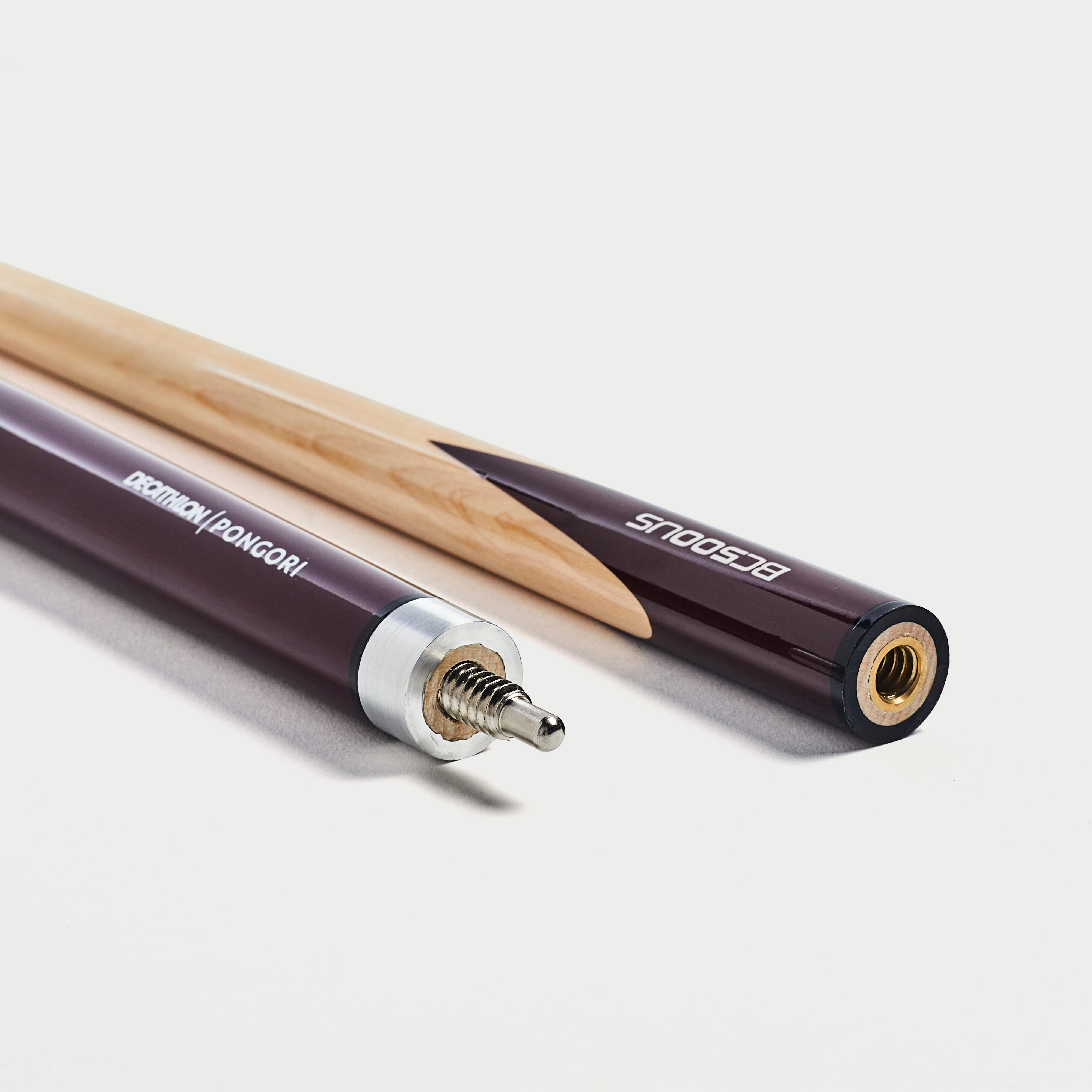 13 mm Two-Piece Half-Jointed Pool Cue - BC 500 - PONGORI
