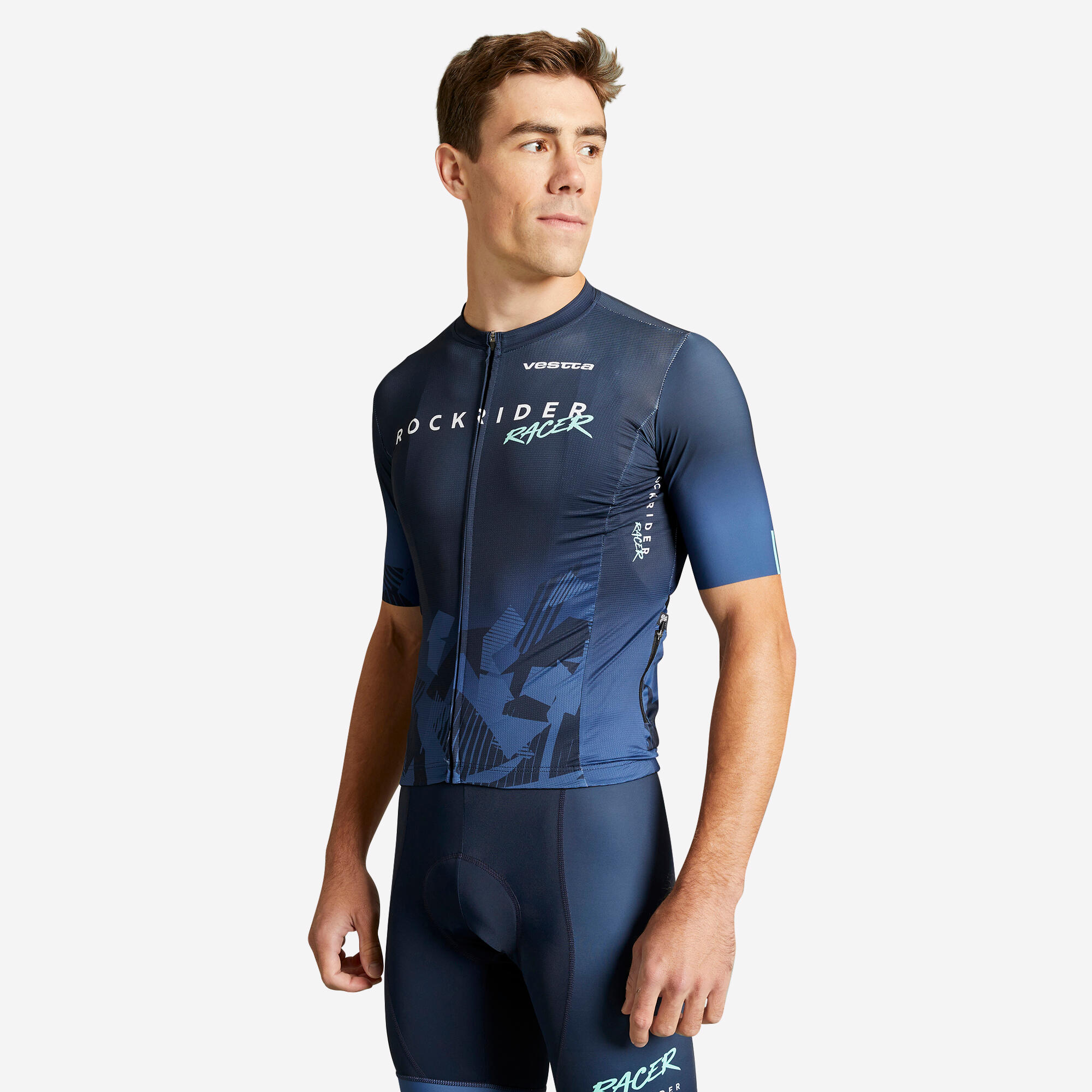 Camisola de manga curta de btt homem race ambassadeur