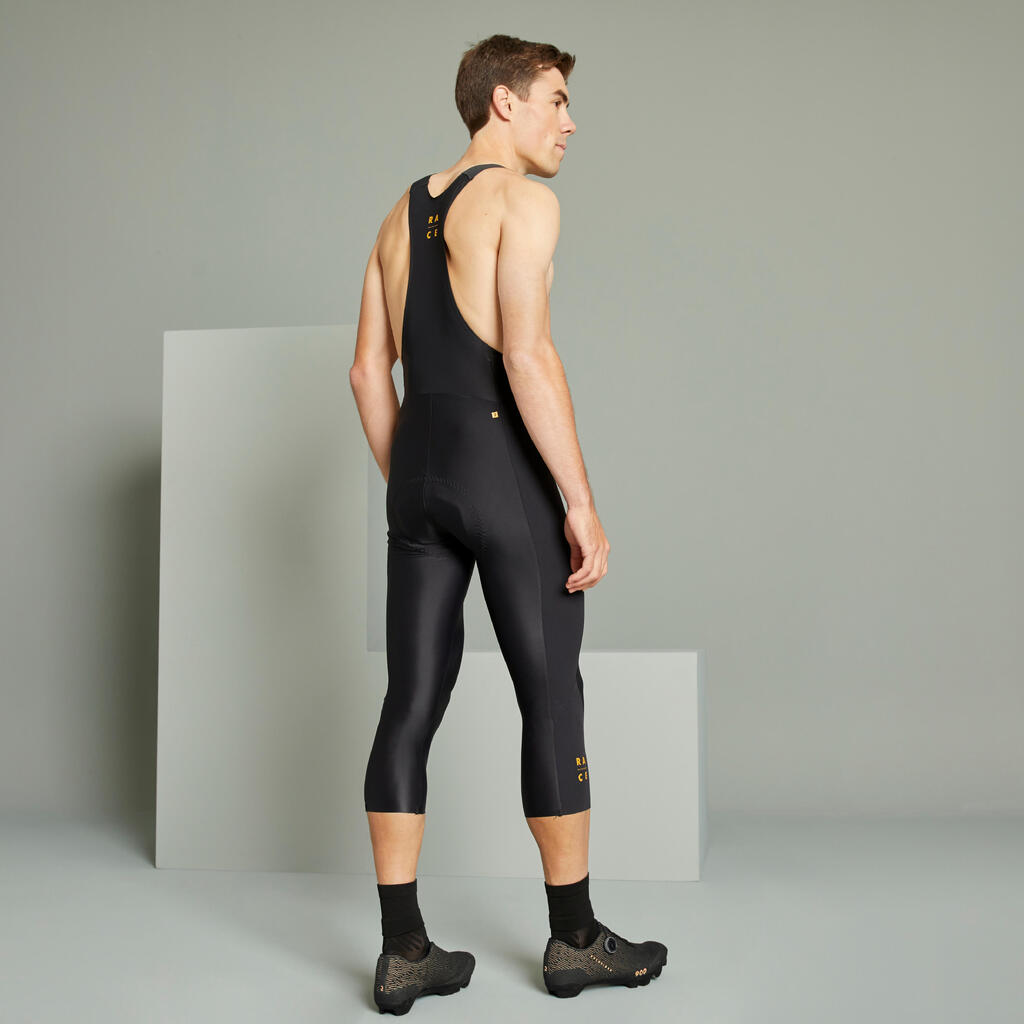 Mountain Bike 3/4 Bib Shorts Race - Black/Ochre