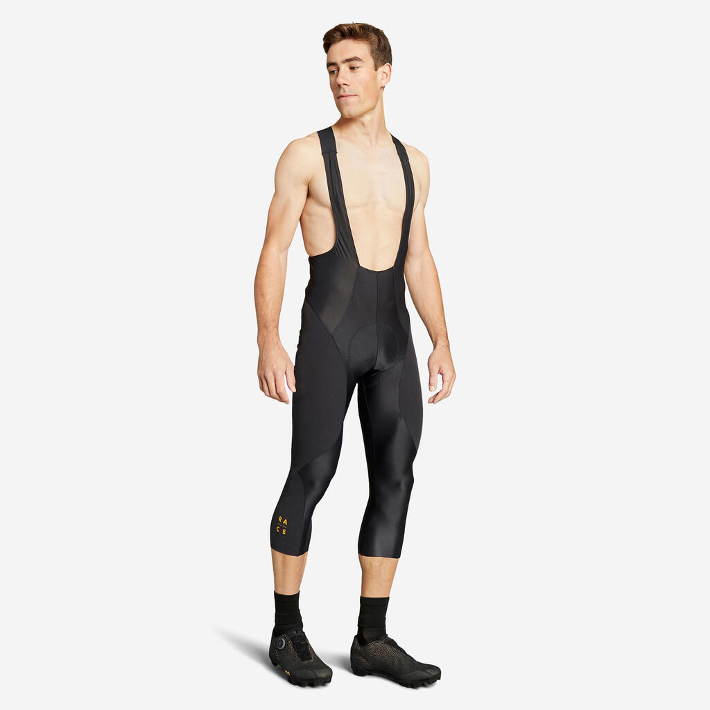 Mountain Bike 3/4 Bib Shorts Race - Black/Ochre