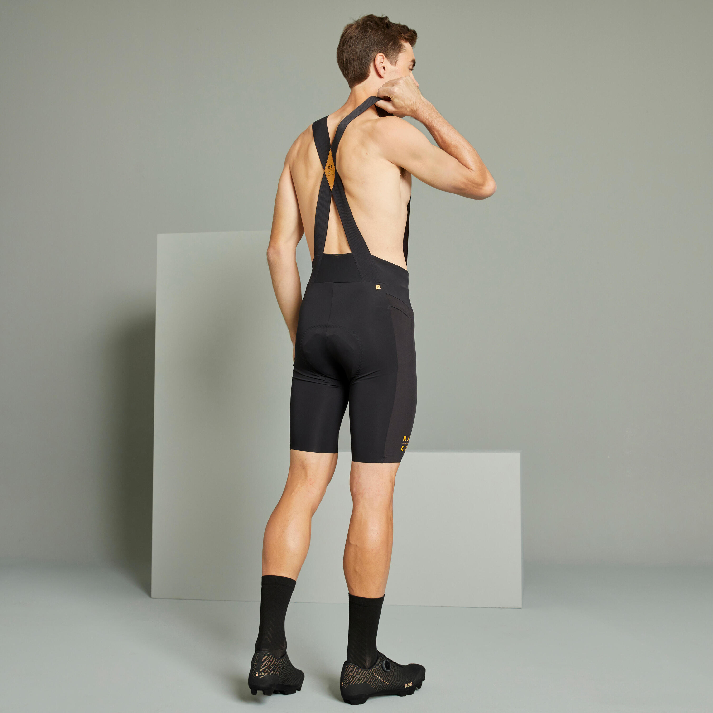 Mountain Bike Bib Shorts Race 900 - Black 2/10