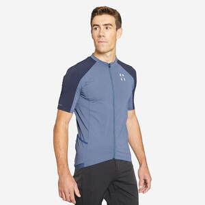 Maillot Ciclismo MTB Race Azul Manga Corta