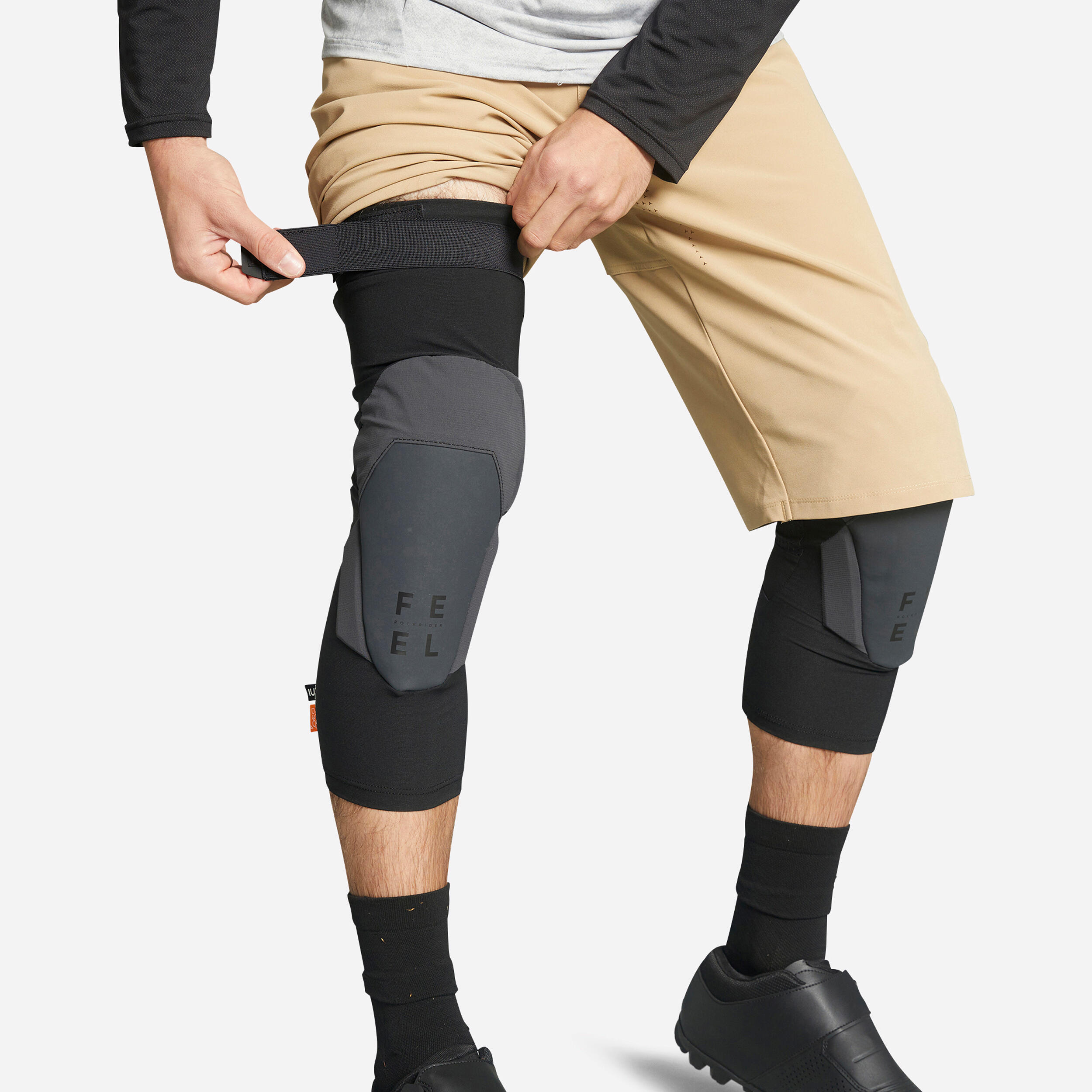 Nakolanniki rowerowe MTB All Mountain/Enduro Rockrider FEEL D_STRONG D3O®