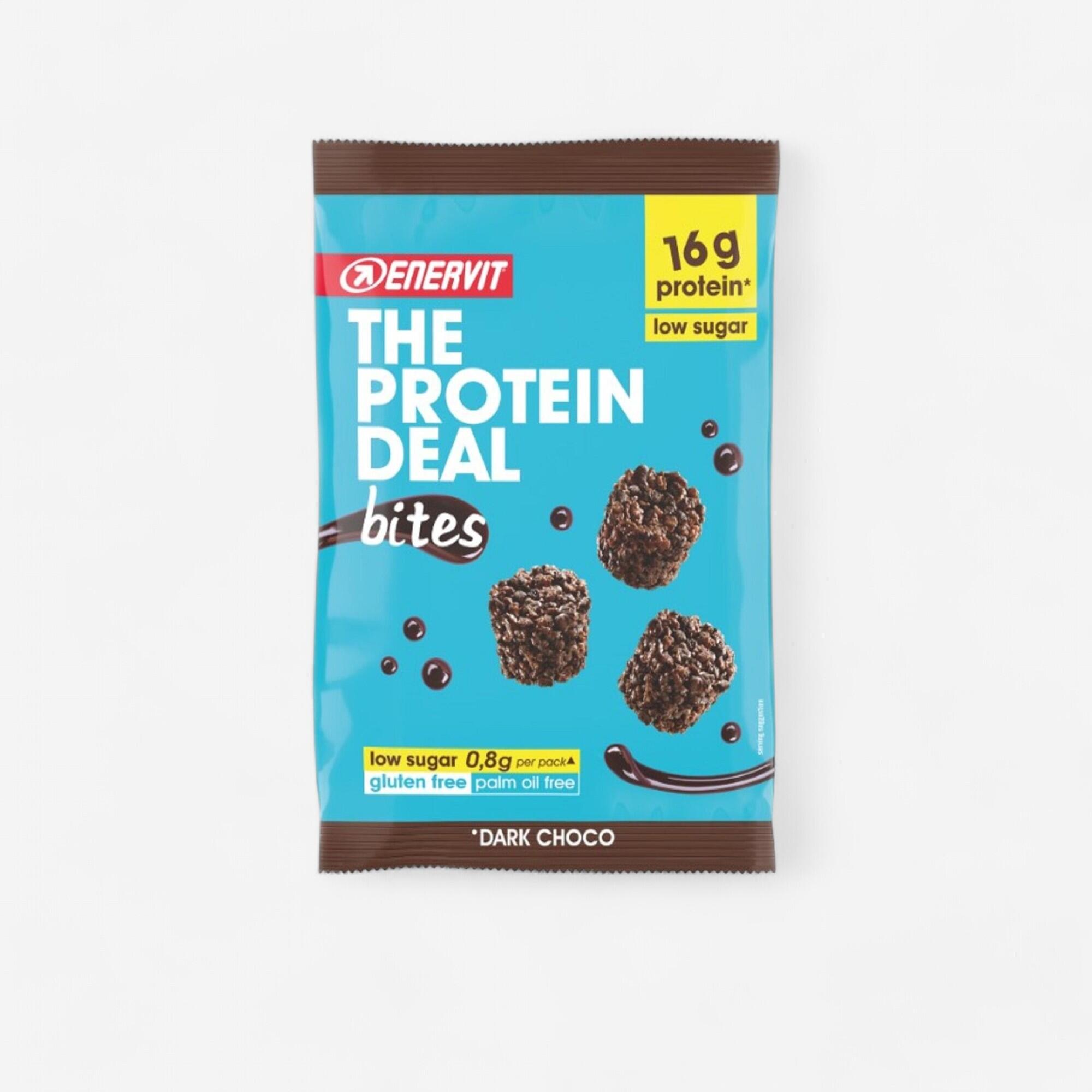 ENERVIT Snack proteico low sugar gluteen free cioccolato fondente  soia Enervit