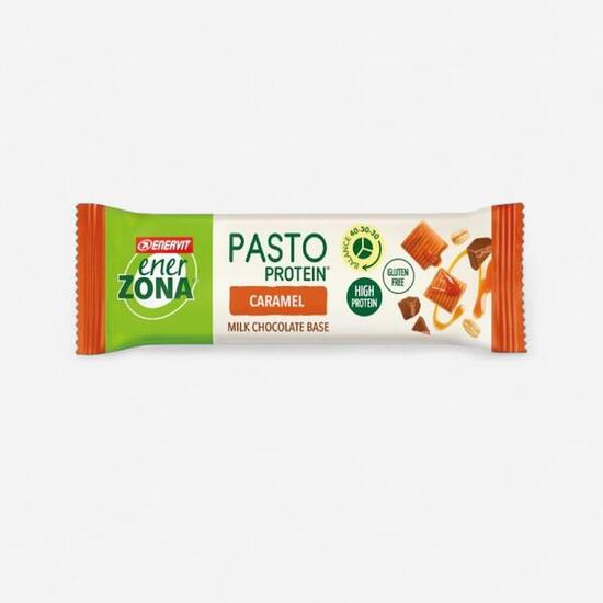 Barretta proteica Enervit sostituto pasto EnerZona Pasto Protein Bar Caramello