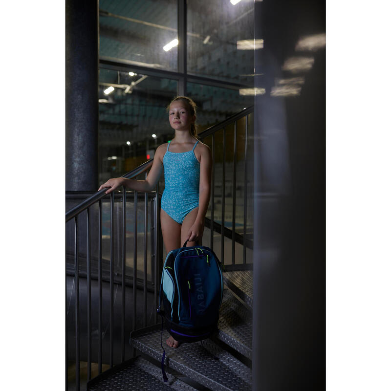 Badeanzug Mädchen - Lexa Celo blau/grün 